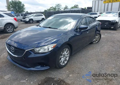2016 Mazda Mazda6 I Sport из США, поврежденный, VIN JM1GJ1U52G1458098